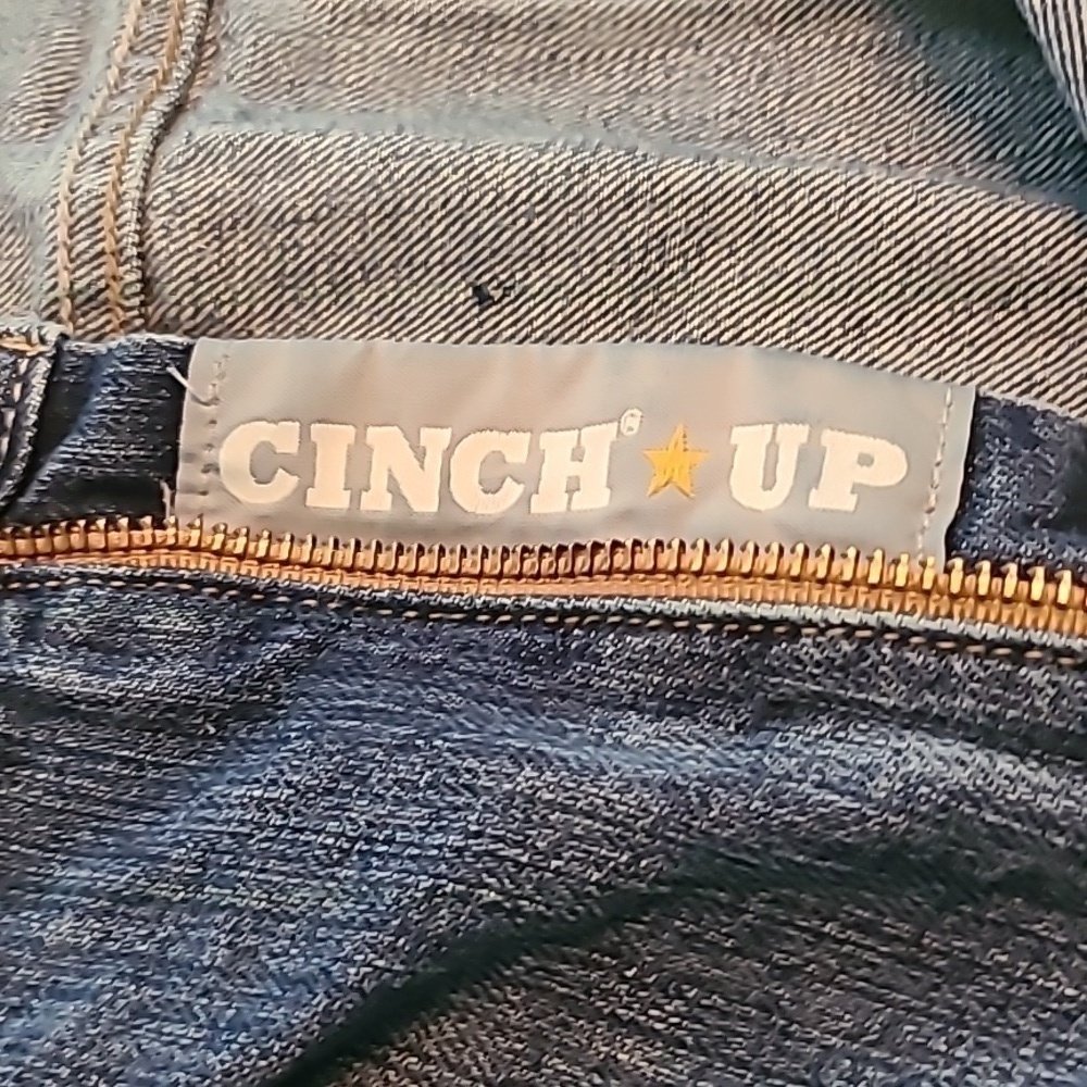 Cinch jeans bootcut Silver/gray Label. Made In Mexico.40"x34".,(1201B)100%cotton - Picture 7 of 16